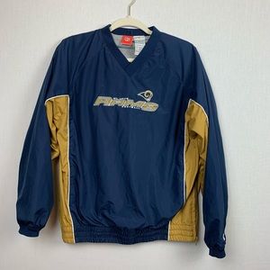 NFL St Louis Rams Pullover Jacket Size Lar…